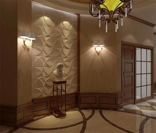 3D adapté aux besoins du client a donné à des panneaux une consistance rugueuse de mur épousant le papier peint de décoration d'hôtel