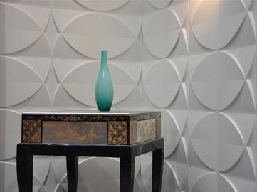 3D adapté aux besoins du client a donné à des panneaux une consistance rugueuse de mur épousant le papier peint de décoration d'hôtel