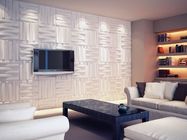 Panneaux de mur décoratifs de l'art 3D pour le salon, tuile de panneau de mur d'absorption saine