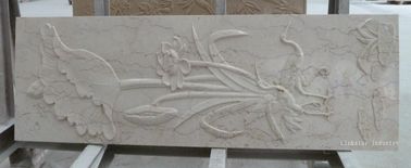 Panneautage beige naturel de mur du marbre 3d