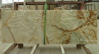 Panneautage décoratif naturel de mur de l'onyx 3d