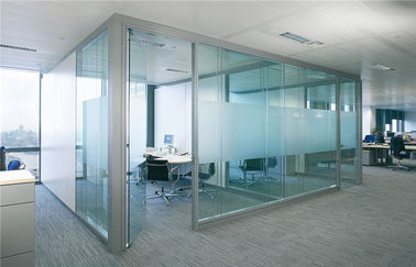 Séparation de verre trempé transparente de sécurité 12mm 15mm pour le bureau