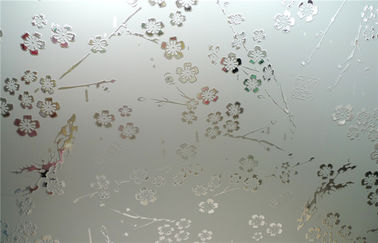 Verre trempé givré modelé gravure à l'eau-forte acide pour le CE décoratif