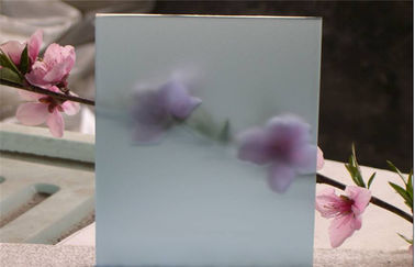 Verre trempé givré modelé gravure à l'eau-forte acide pour le CE décoratif