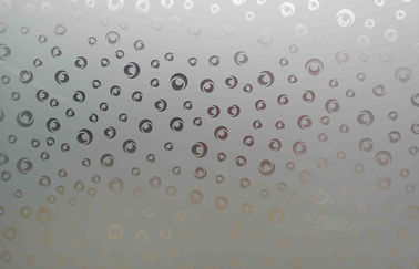 4mm - les panneaux en verre décoratifs de 25mm, acide de fenêtre ont gravé à l'eau-forte le verre
