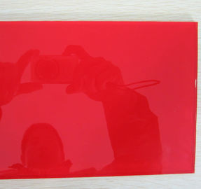 Verre laqué par rouge 6mm du trafic de Sinoy 4mm pour des barres, verre de flotteur d'espace libre de Lacobel