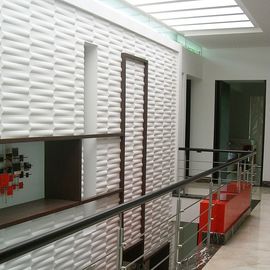 Panneaux de mur décoratifs démontables de l'autocollant 3D de mur de chambre à coucher/salle de bains insonorisants