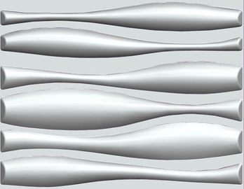 L'autocollant écologique 3D de mur de vinyle a donné mur d'art en métal de panneau de mur au grand avec la fibre d'usine