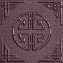 3D Wallpapers le mur décoratif en cuir qui respecte l'environnement lambrissant le style chinois de tuiles du mur 3D