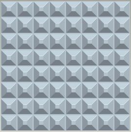 Revêtements muraux extérieurs modernes décoratifs de panneaux de mur 3D de supermarché imperméables
