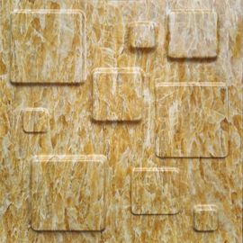 3D ignifuge a donné aux textures de marbre de mur les panneaux/3D en pierre de mur