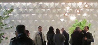 Fond extérieur imperméable matériel de mur en pierre de revêtement mural de panneaux de mur de l'extérieur 3D de PVC