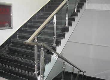 verre trempé de sécurité de 8mm+1.14PVB+8mm, verre feuilleté d'espace libre pour des balustrades d'escalier